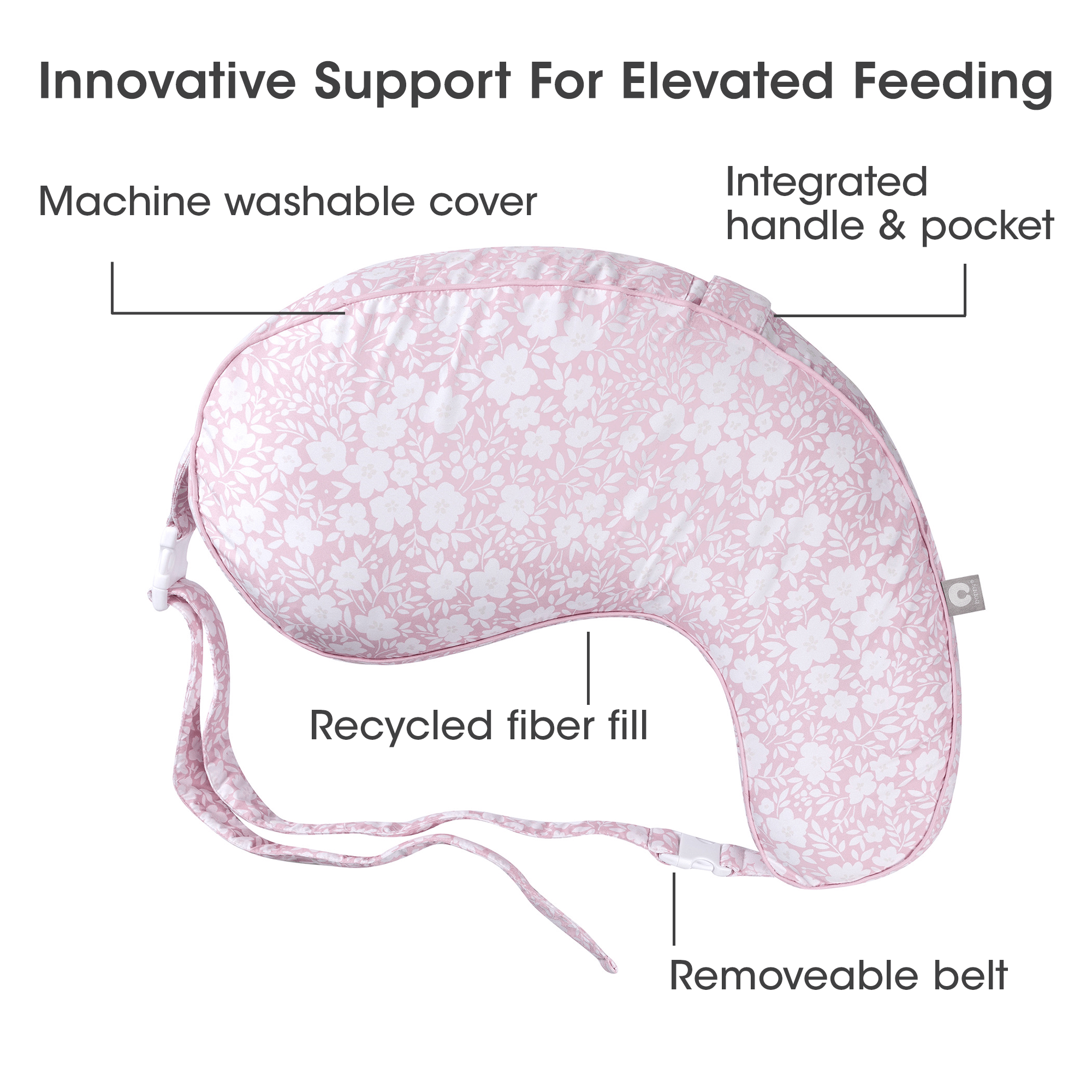 Boppy Uplift™ Nursing Pillow - Comfortable Breastfeeding Support for New Moms - Perfect for Nursing, Bottle Feeding & Tummy Time