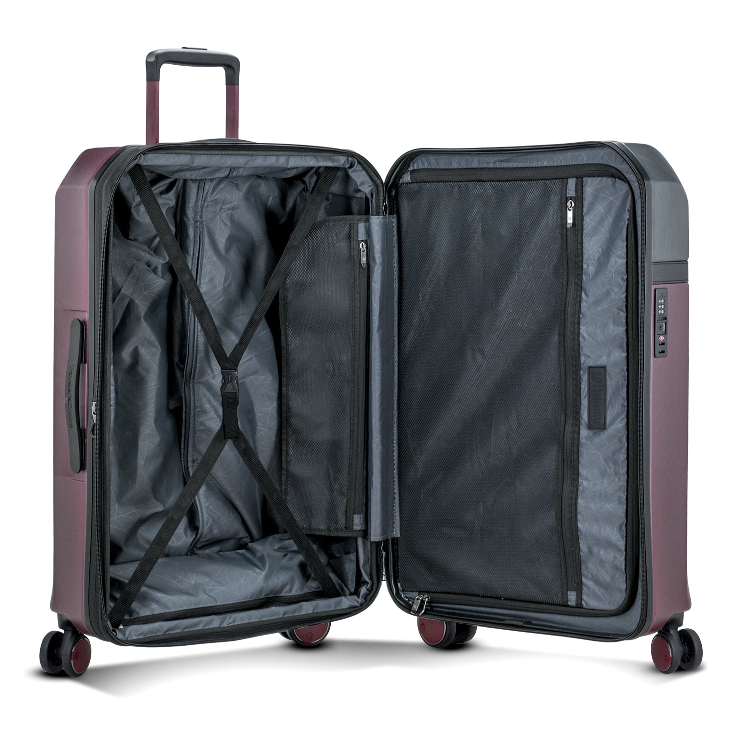 Vulkan 3-Piece Expandable Luggage Set with Spinner Wheels - Lightweight Durable Suitcase for Travel, Business Trips & Family Vacations