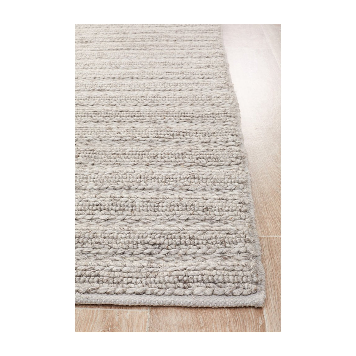Harvest 801 Silver Area Rug - Soft Modern Indoor Carpet for Living Room, Bedroom, Dining Room - Non-Slip Comfortable Floor Mat