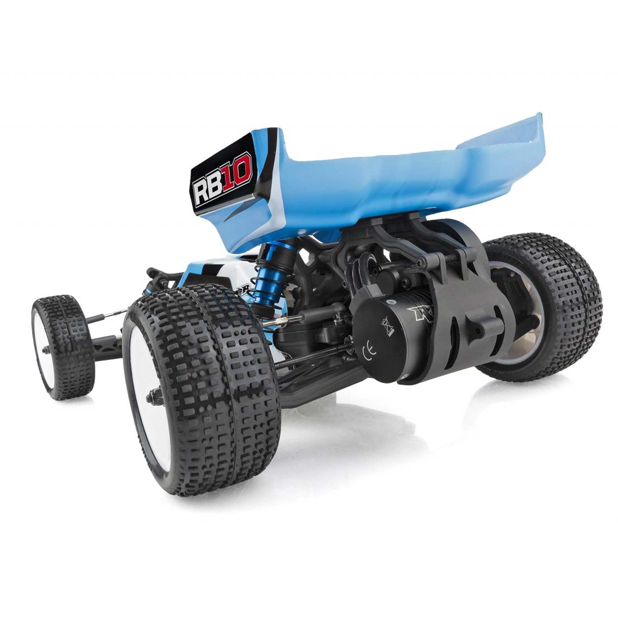 Team Associated 1/10 RB10 2WD RTR Buggy RC Car - Blue (ASC90031) | Ready-to-Run Remote Control Vehicle for Off-Road Racing & Backyard Bashing | Battery & Charger Not Included