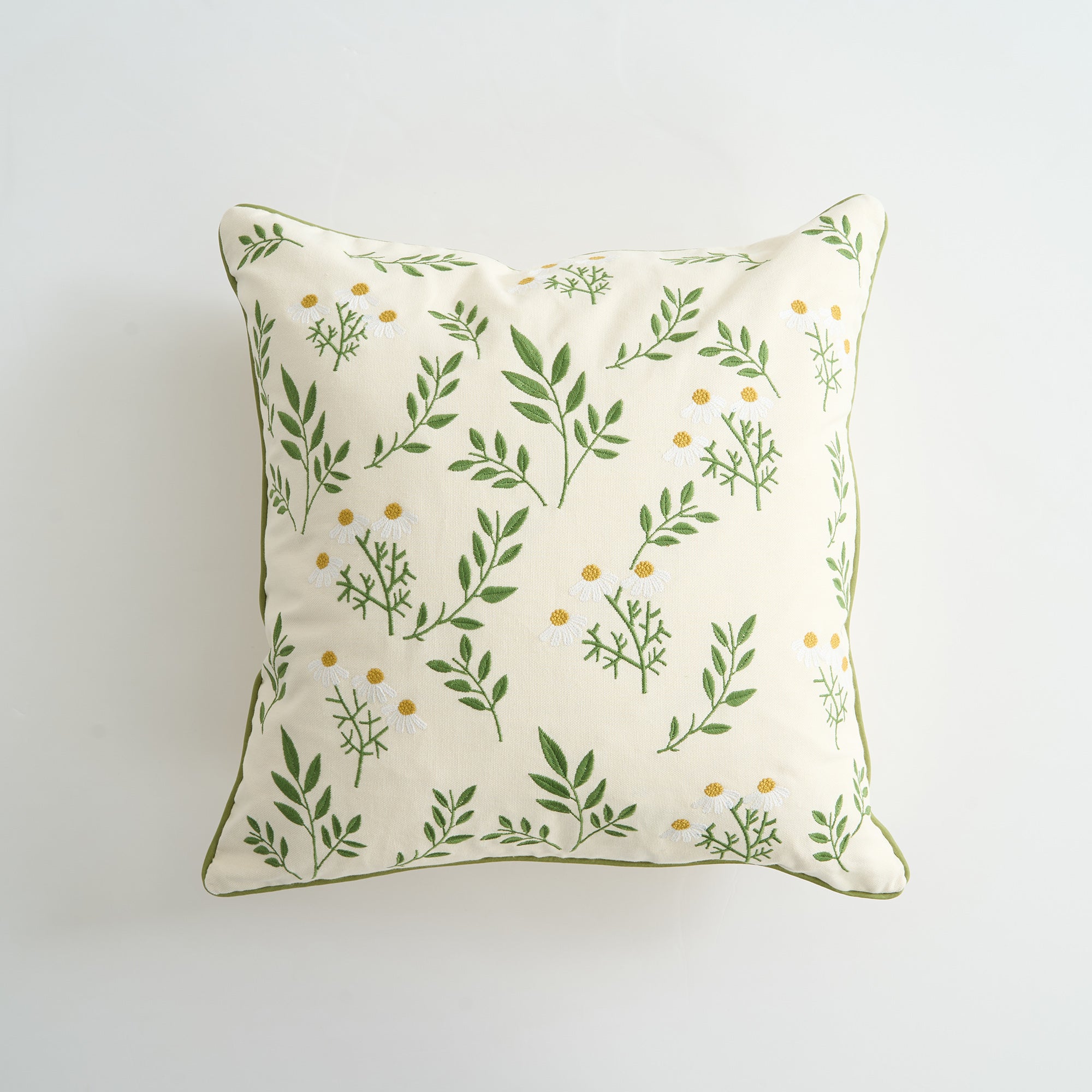 Spring Garden Cushion Cover - Floral Printed Pillow Case for Sofa, Bed & Outdoor Decor - Home Decor, Living Room & Patio Accessories