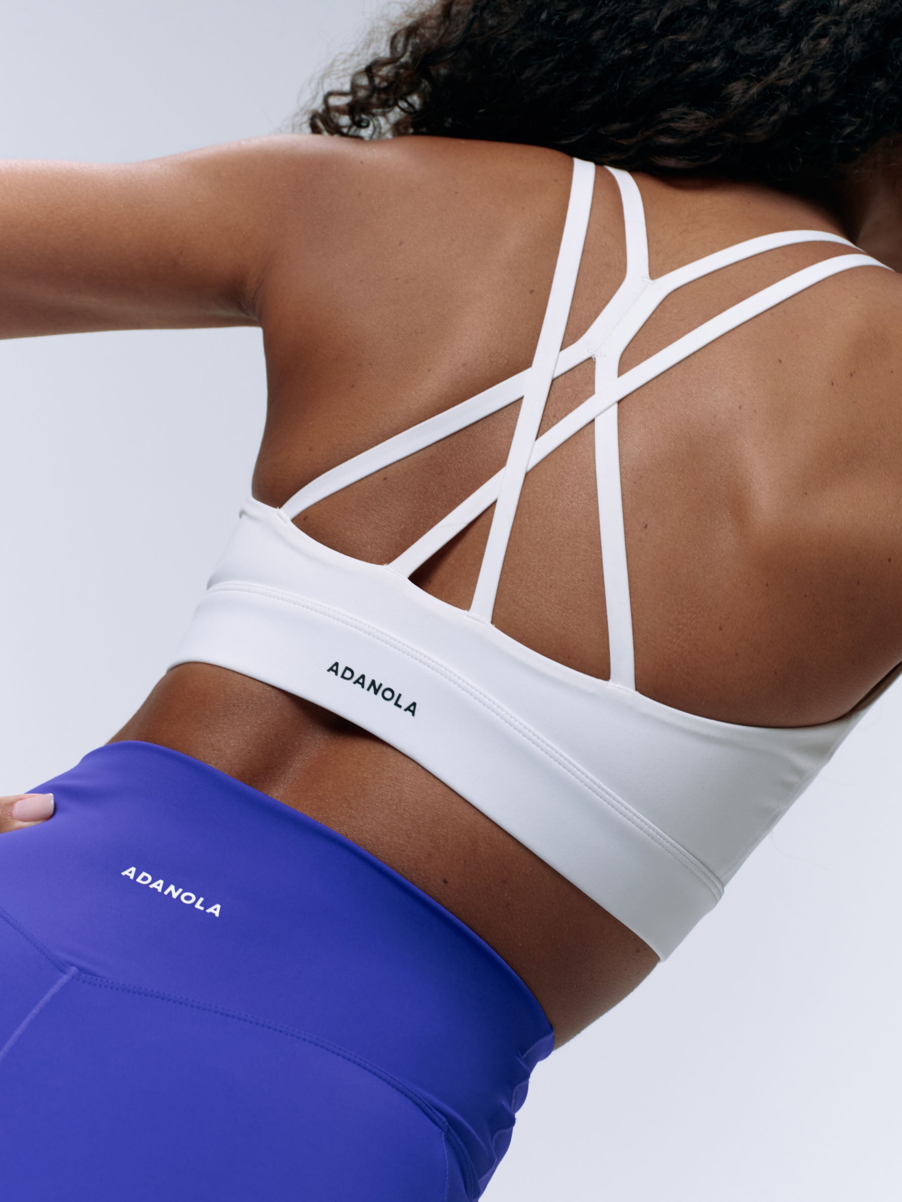 Ultimate Strappy Sports Bra for Women - High Support Workout Top - White - Perfect for Yoga, Running & Gym