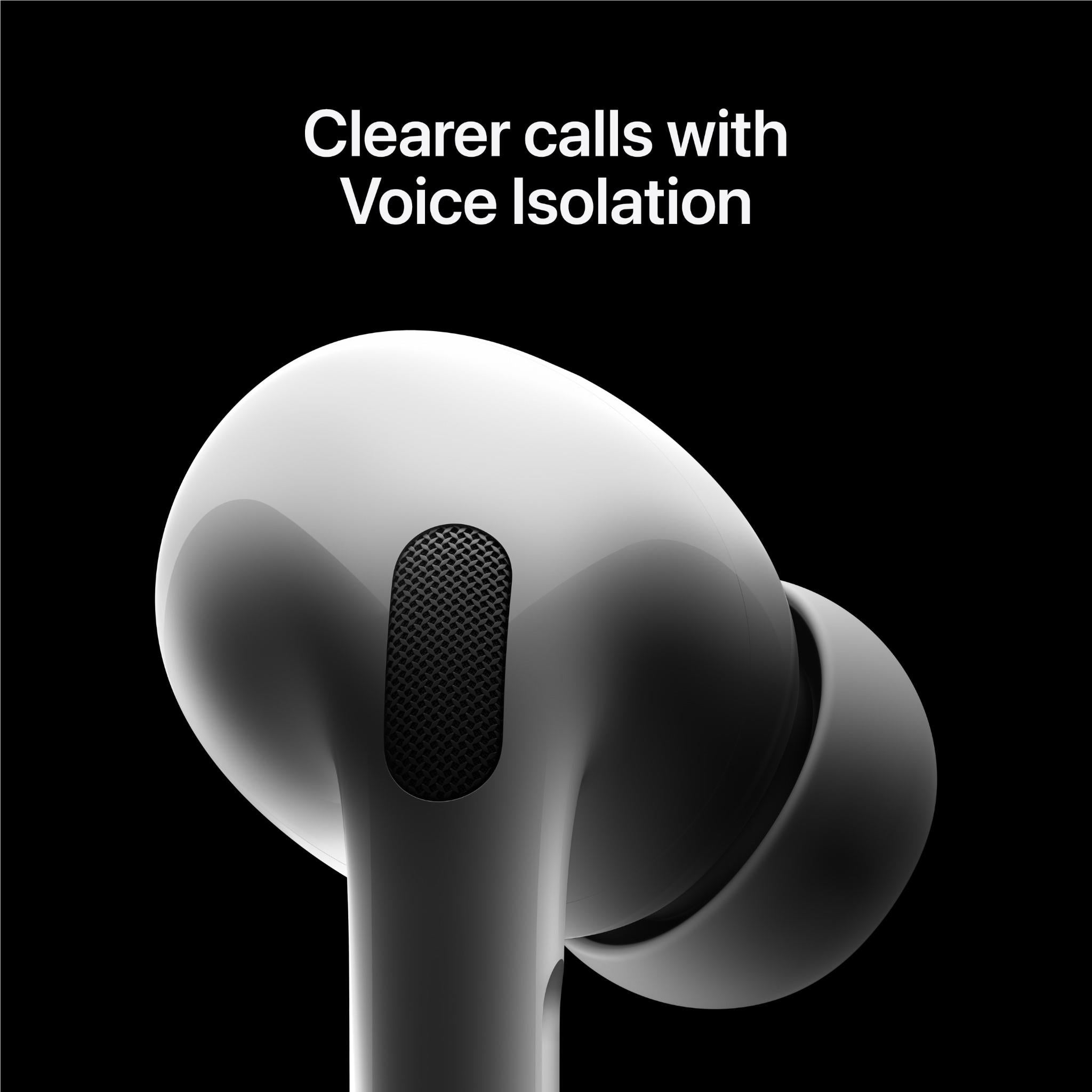 Apple AirPods Pro 2 (2nd Generation) Wireless Earbuds with Active Noise Cancellation, Transparency Mode & Spatial Audio - Perfect for Workouts, Commuting & Travel