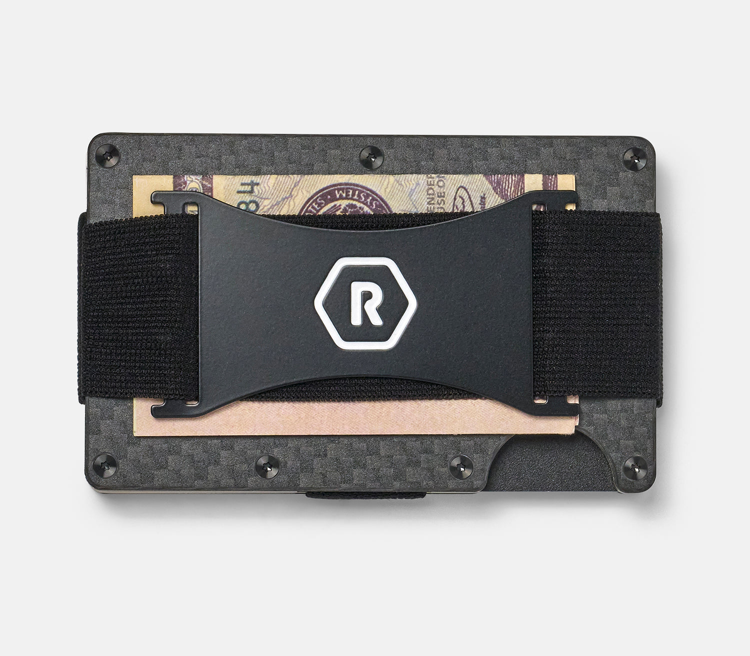 Ridge Wallet Monaco White Carbon Fiber Slim Minimalist RFID Blocking Front Pocket Wallet for Men - Perfect for Everyday Carry, Travel & Gifts