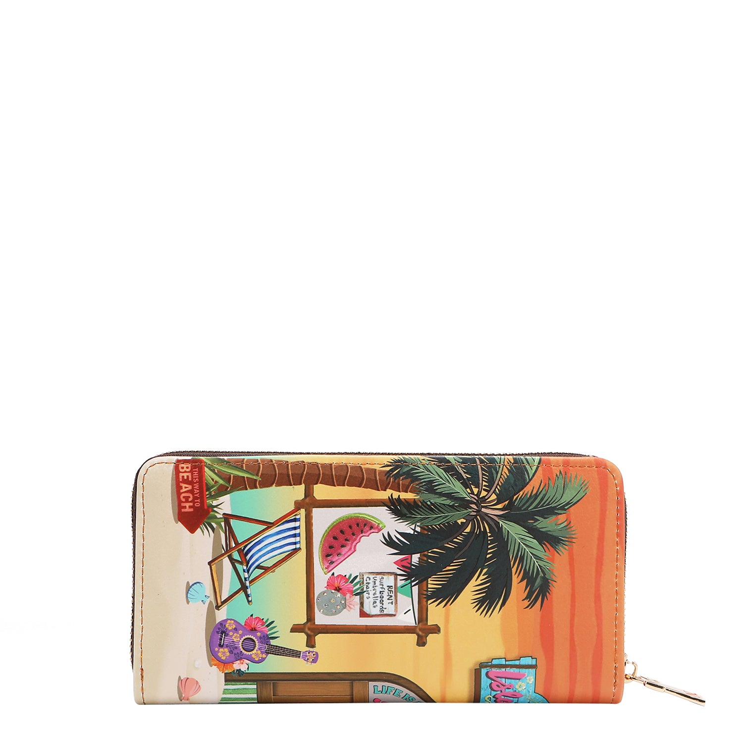 Stylish SUN AND SAND 3-Piece Women's Handbag Set with Crossbody Bag & Wallet - Perfect for Travel, Shopping, and Everyday Use