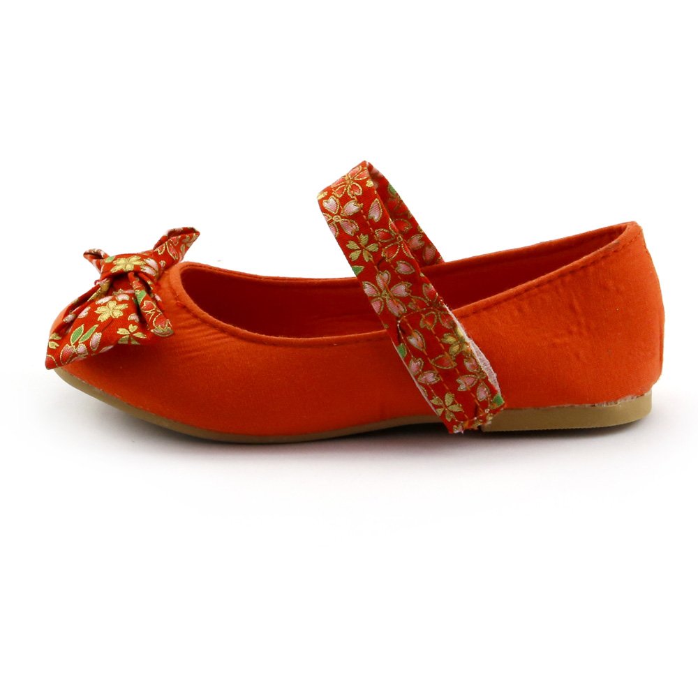 The Doll Maker Floral Bow Mary Jane Shoes - Elegant & Comfortable Flats for Women | Perfect for Weddings, Parties & Everyday Wear