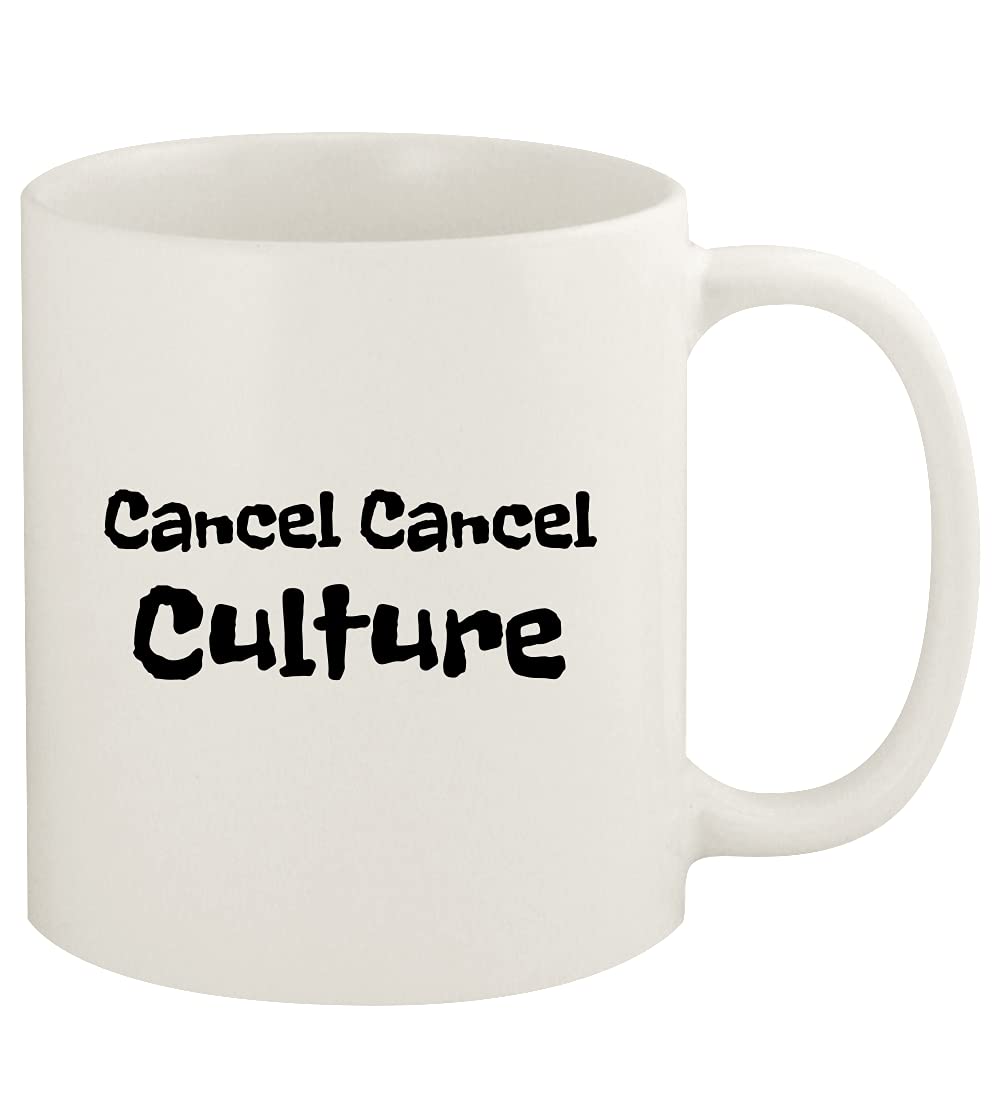 Cancel Cancel Culture - 11oz White Ceramic Coffee Mug for Home, Office & Gifts | Funny Political Statement Cup for Tea & Hot Beverages