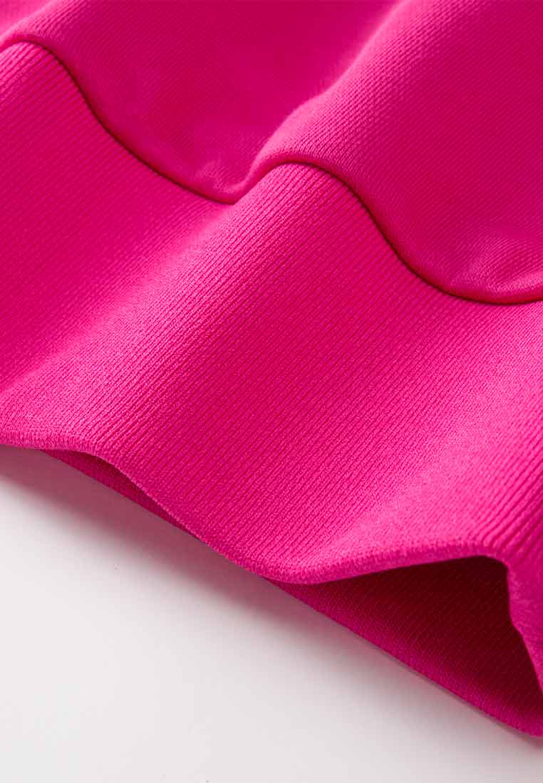 Fuchsia Embellished Cotton Cashmere Sweatshirt for Women - Soft & Stylish Pullover for Casual Wear, Fall Fashion, and Cozy Outfits