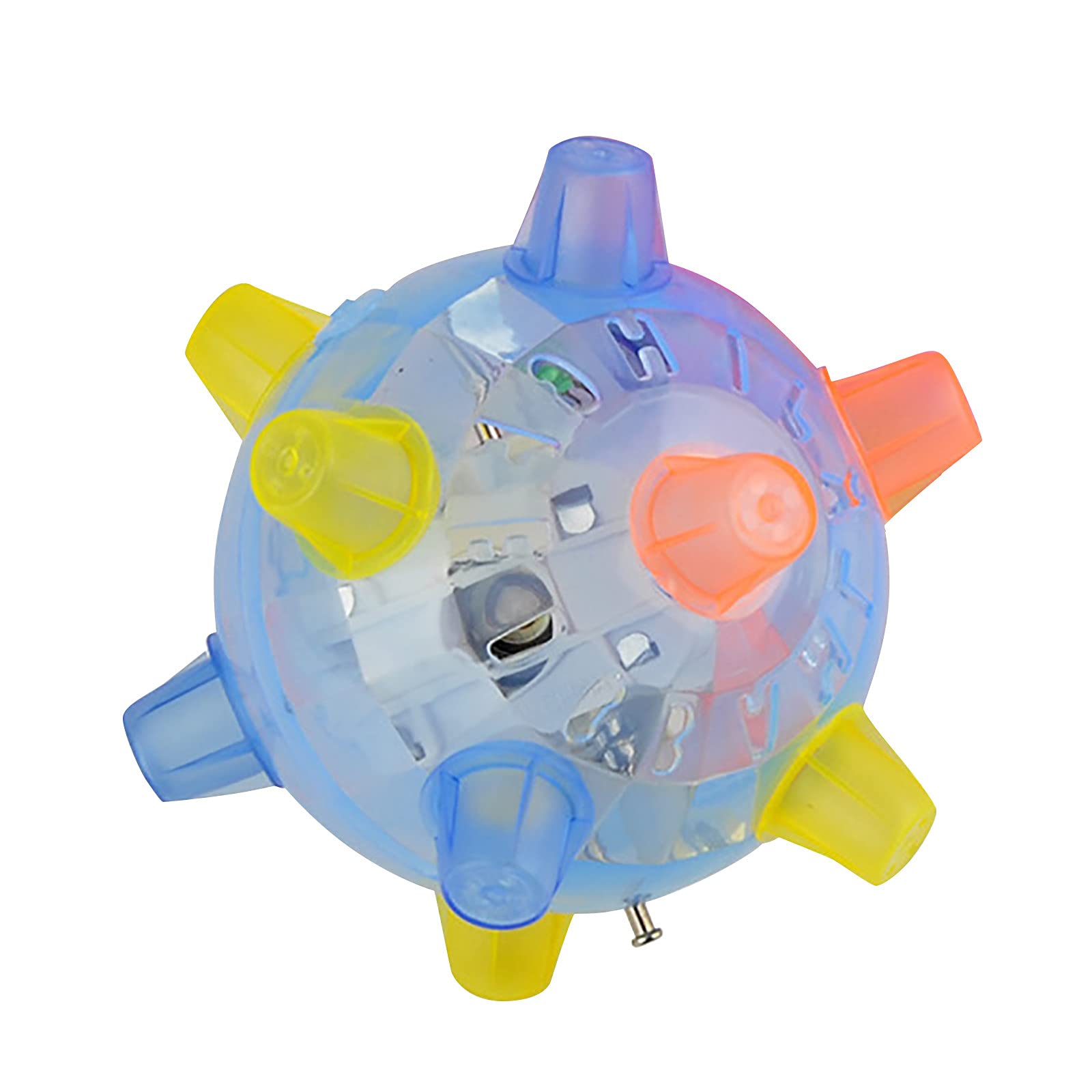 Flashing Dog Ball with Light & Sound - 4.5 Inch Interactive Jumping Pet Toy for Dogs & Cats | Bouncing Music Ball for Small to Medium Pets - Perfect for Indoor Play, Training & Exercise