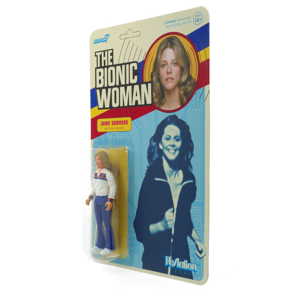 Jaime Sommers The Bionic Woman ReAction Figure - Classic 1970s TV Show Collectible Action Figure for Fans & Collectors - Perfect for Display, Gifts, and Nostalgic Decor