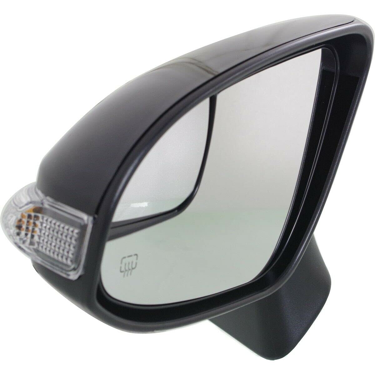 Left Hand Side Heated Mirror Replacement for Toyota Venza - Driver Side LH Power Heated Glass - Perfect for Winter Driving & Defrosting