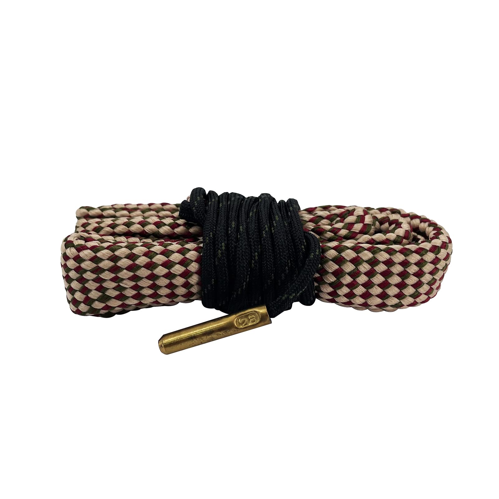 2 Pack Gun Cleaning Snake Rope - Rifle Bore Cleaner for Pistol, Handgun, Shotgun - Fits .22, .223, 5.56mm, .380, 9mm, 12GA, .308, .357, .44, .45 Caliber - Perfect for Range Day & Firearm Maintenance