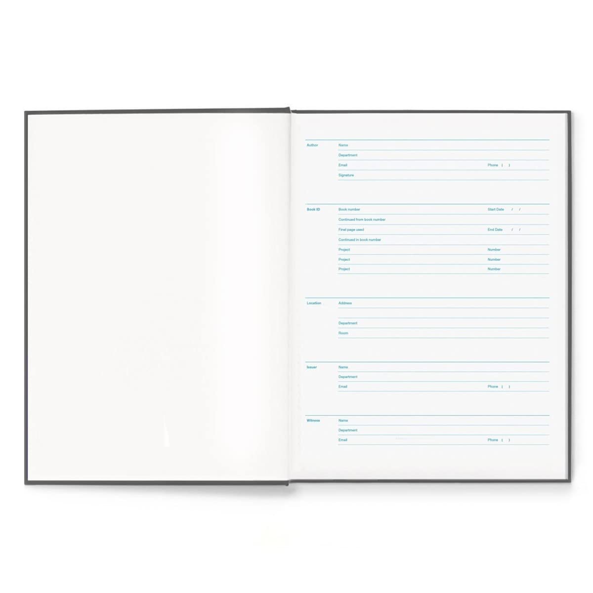 Premium E7-B Expanded Hardcover Lab Notebook - 9.25