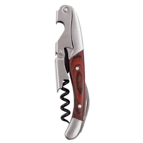 Premium Wooden Corkscrew - Handcrafted Wine Opener with Ergonomic Handle for Easy Use - Perfect for Wine Lovers, Dinner Parties & Home Bars