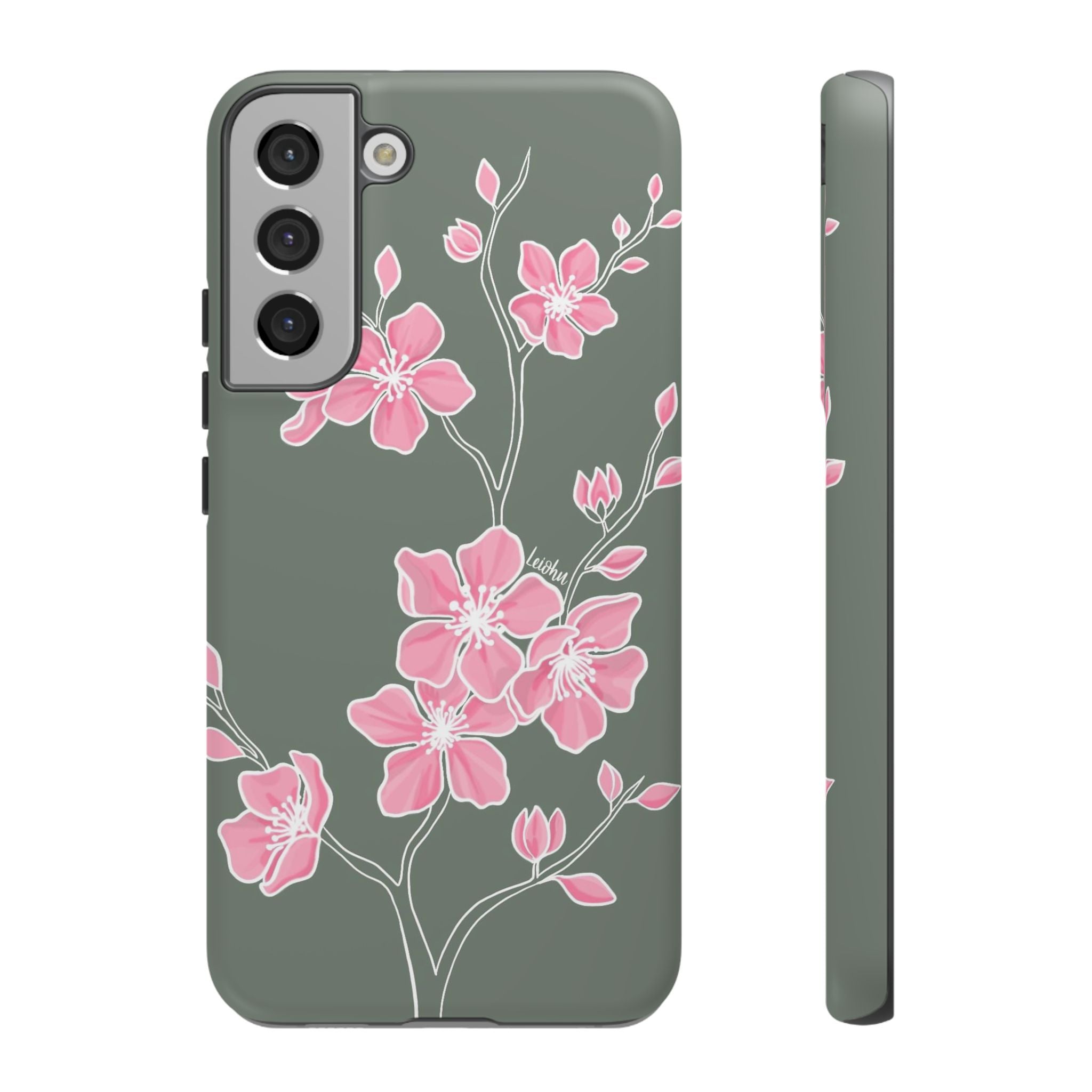 Samsung Galaxy Phone Case with Cherry Blossom Design - Stylish Protective Cover for Everyday Use, Travel & Work