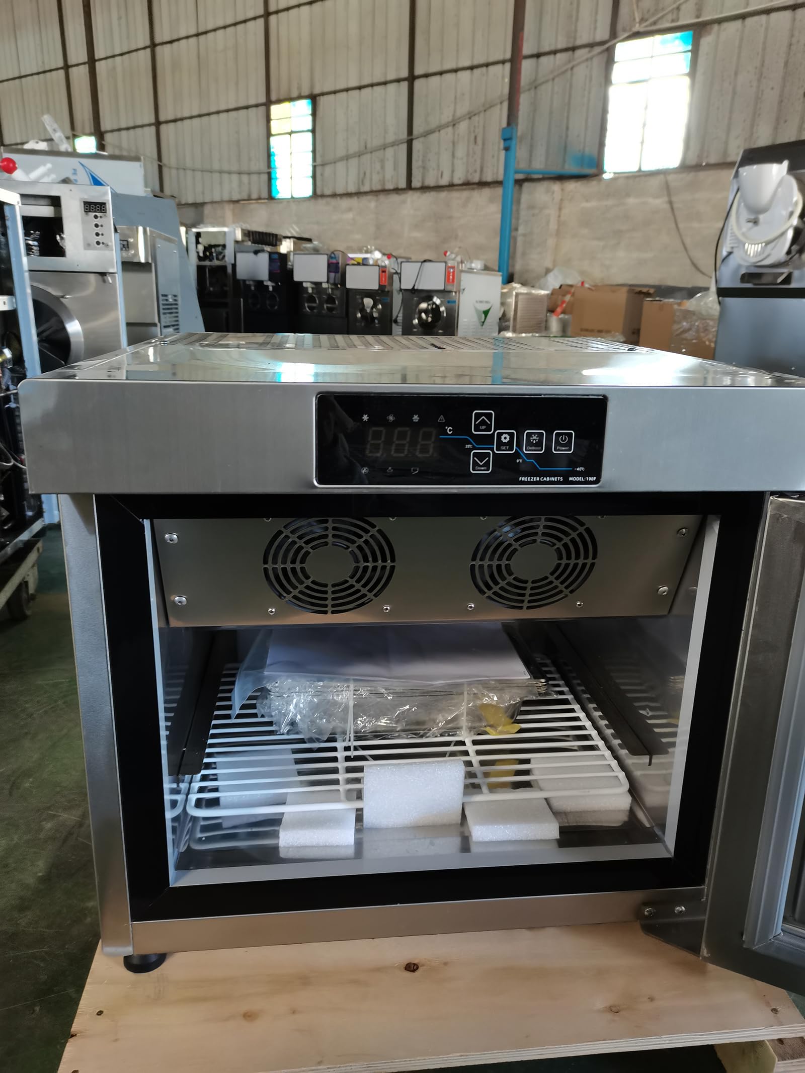 Kolice Commercial Tabletop Blast Chiller & Freezer Cabinet -35°C (-31°F) for Restaurants, Ice Cream Shops, Schools & Home Use | Fast Freezing for Food Preservation & Ice Cream Storage