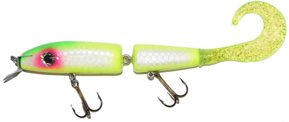 Big Fork Reef Digger Shallow Crankbait with Soft Tail - Premium Fishing Lure for Bass, Trout & Walleye - Perfect for Freshwater & Saltwater Fishing