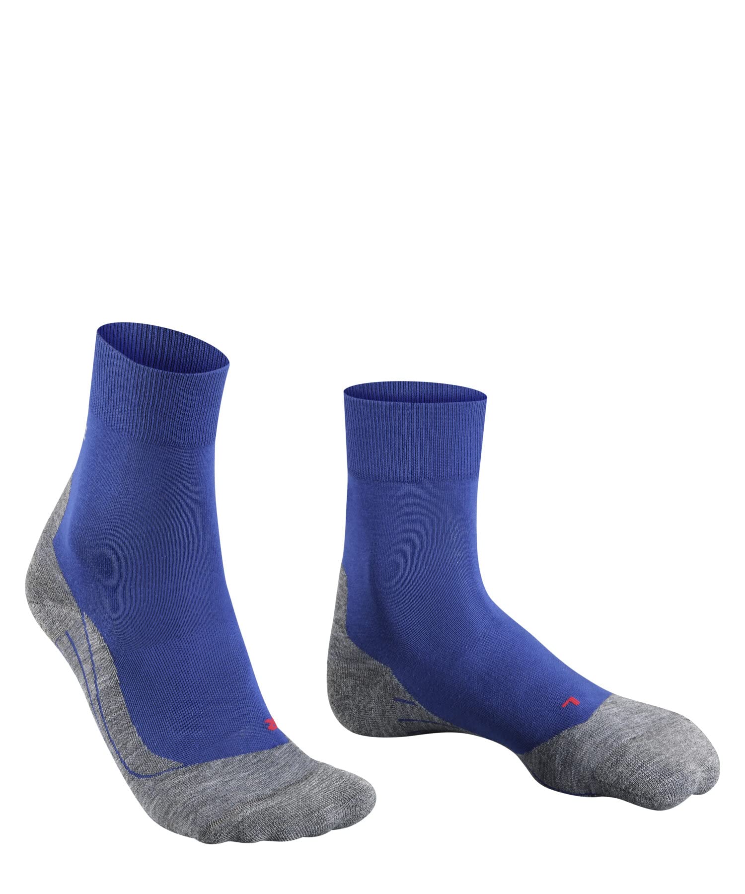 Falke Men's Running Socks 4-Pack - Breathable Athletic Socks for Jogging & Training - Blue - Small Size - Perfect for Marathon, Gym & Outdoor Sports