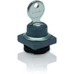 RAFIX 22 FS+ Keylock Switch Compact with Square Collar - 30.275.271/0100 - Durable Electrical Switch for Industrial Control Panels & Machinery Safety Systems
