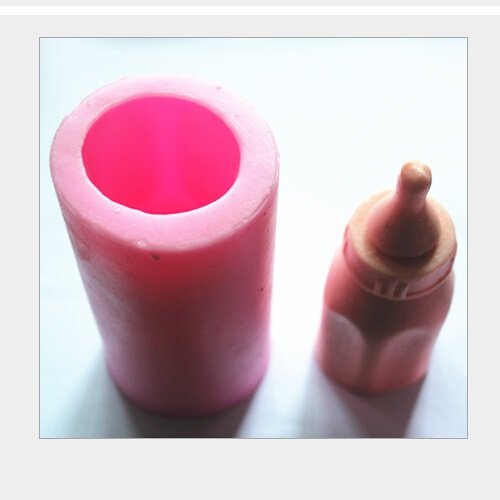Allforhome Silicone Baby Feeder Bottle Shape Candle Molds - Handmade Soap Molds for DIY Candles, Soap Making, Baby Feeding & Home Decor - Perfect for Parties, Gifts & Crafting