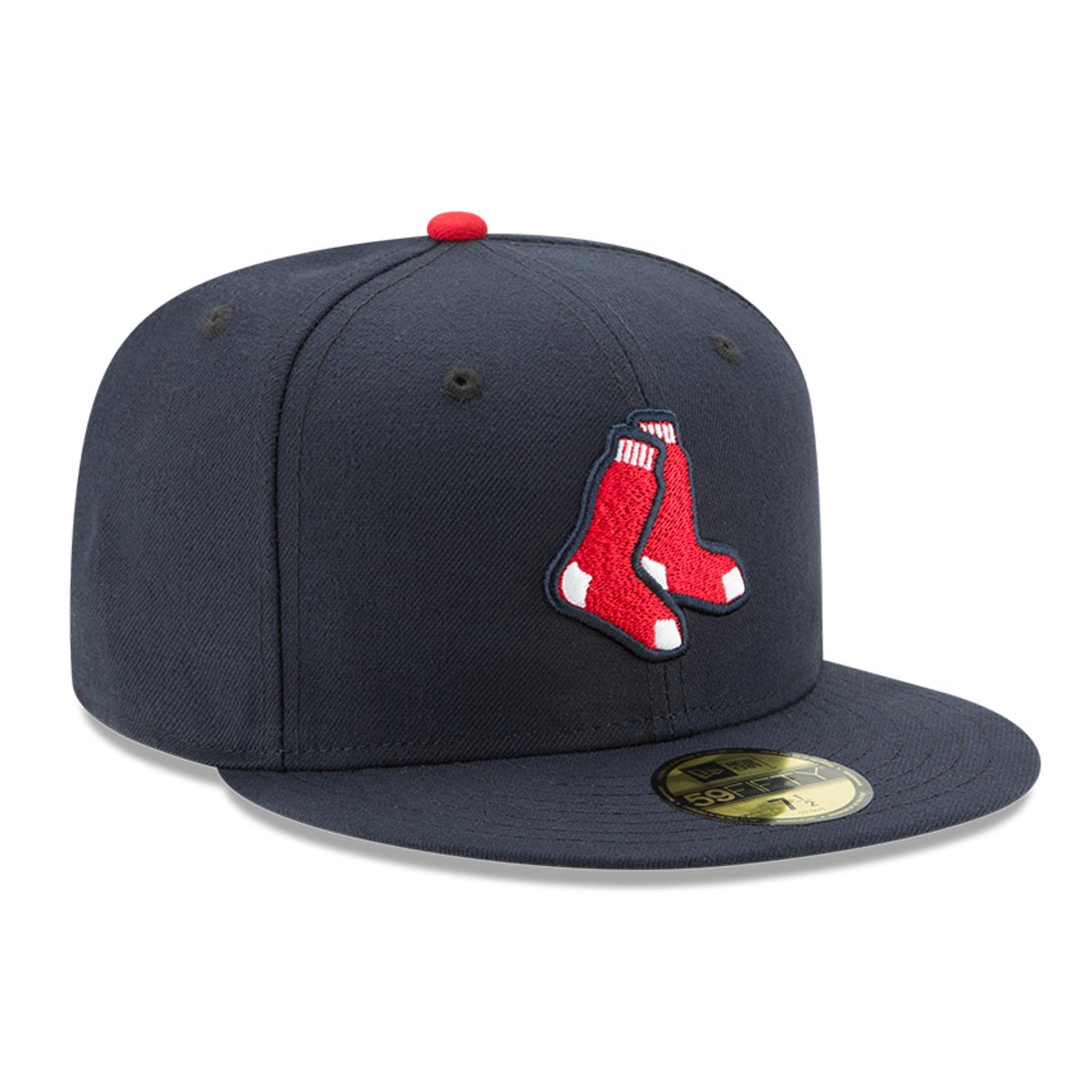 New Era 59Fifty Authentic Collection Boston Red Sox Alternate Baseball Cap - Navy Blue Adjustable Fitted Hat for Men & Women | Perfect for Baseball Games, Sports Events & Streetwear Fashion