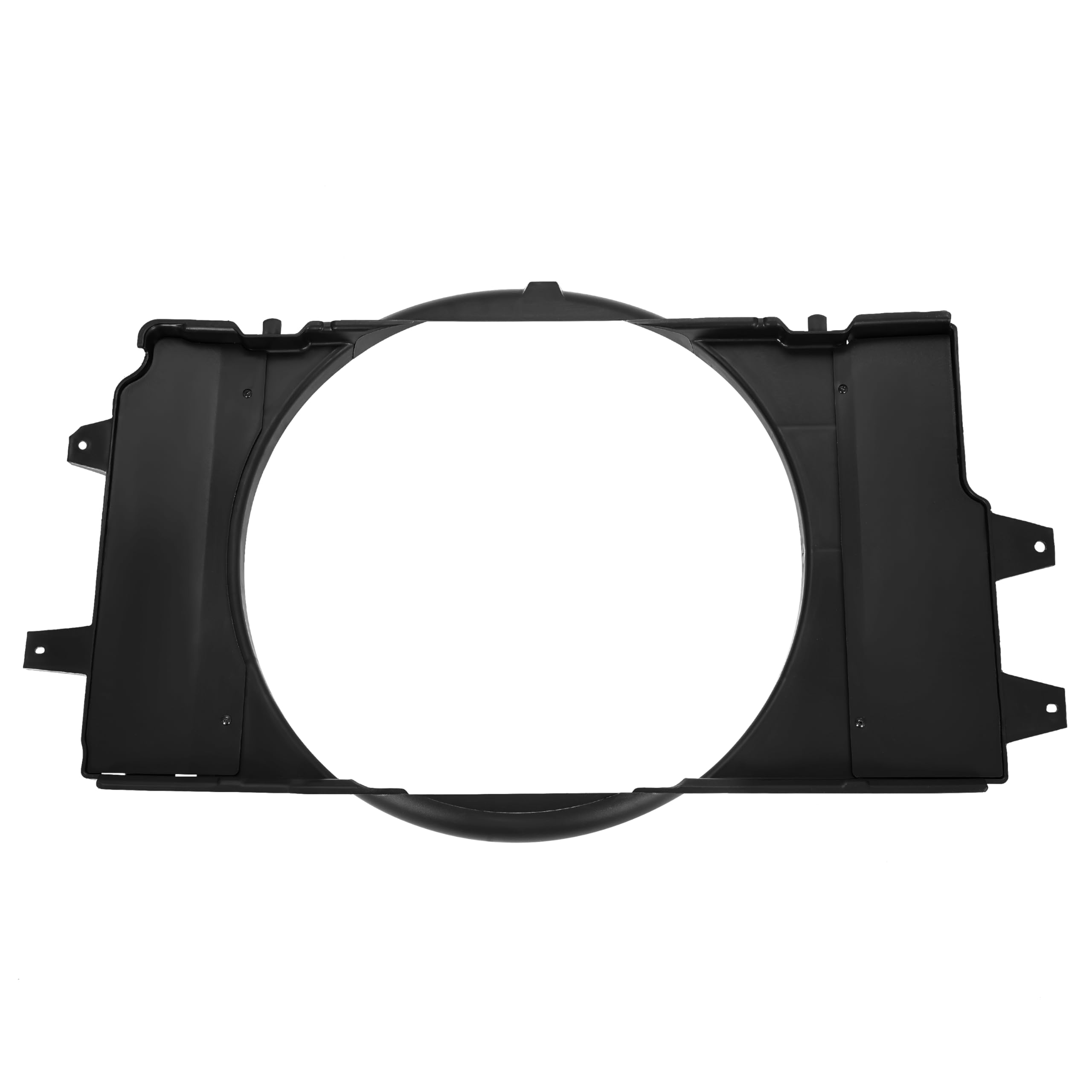 HECASA Replacement Fan Shroud for 1994-2002 Dodge Ram 2500 3500 - Compatible with 52028003AB - Durable Glass Fiber Reinforced Polypropylene Radiator Cooling Fan Cover (Black) - Perfect for Engine Cooling System Maintenance & Repair