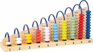 Educational Wooden Abacus Toy for Kids - Math Learning Counting Tool for Preschool & Kindergarten - Perfect for Home & Classroom Use