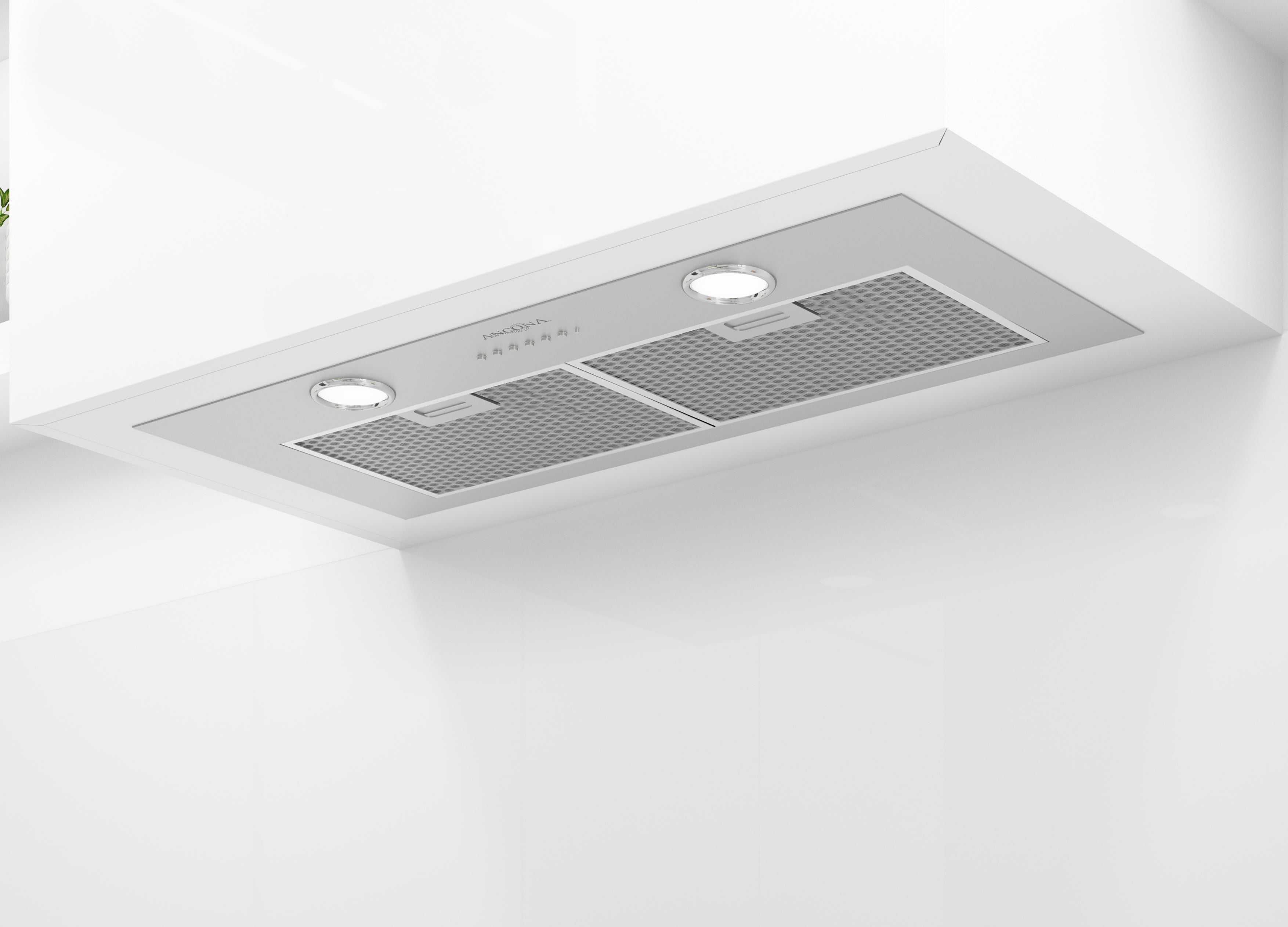 28-inch Built-in BN628 620 CFM Ducted Range Hood with Night Light - Stainless Steel Kitchen Vent Hood for Gas Stove - Perfect for Modern Home Cooking & Smoke Removal