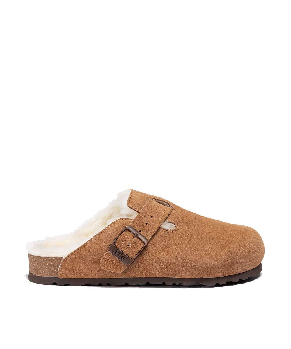 Women's UGG Wool Marly Slippers - Cozy Indoor/Outdoor House Shoes for Winter Comfort - Perfect for Home, Office & Travel