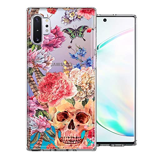 Indie Spring Peace Skull Flowers