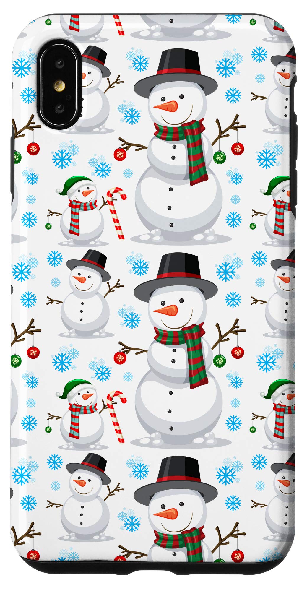 Funny Snowman iPhone XS Max Case - Christmas Gift for Mom & Women | Protective Phone Cover with Holiday Design for Daily Use & Gifting