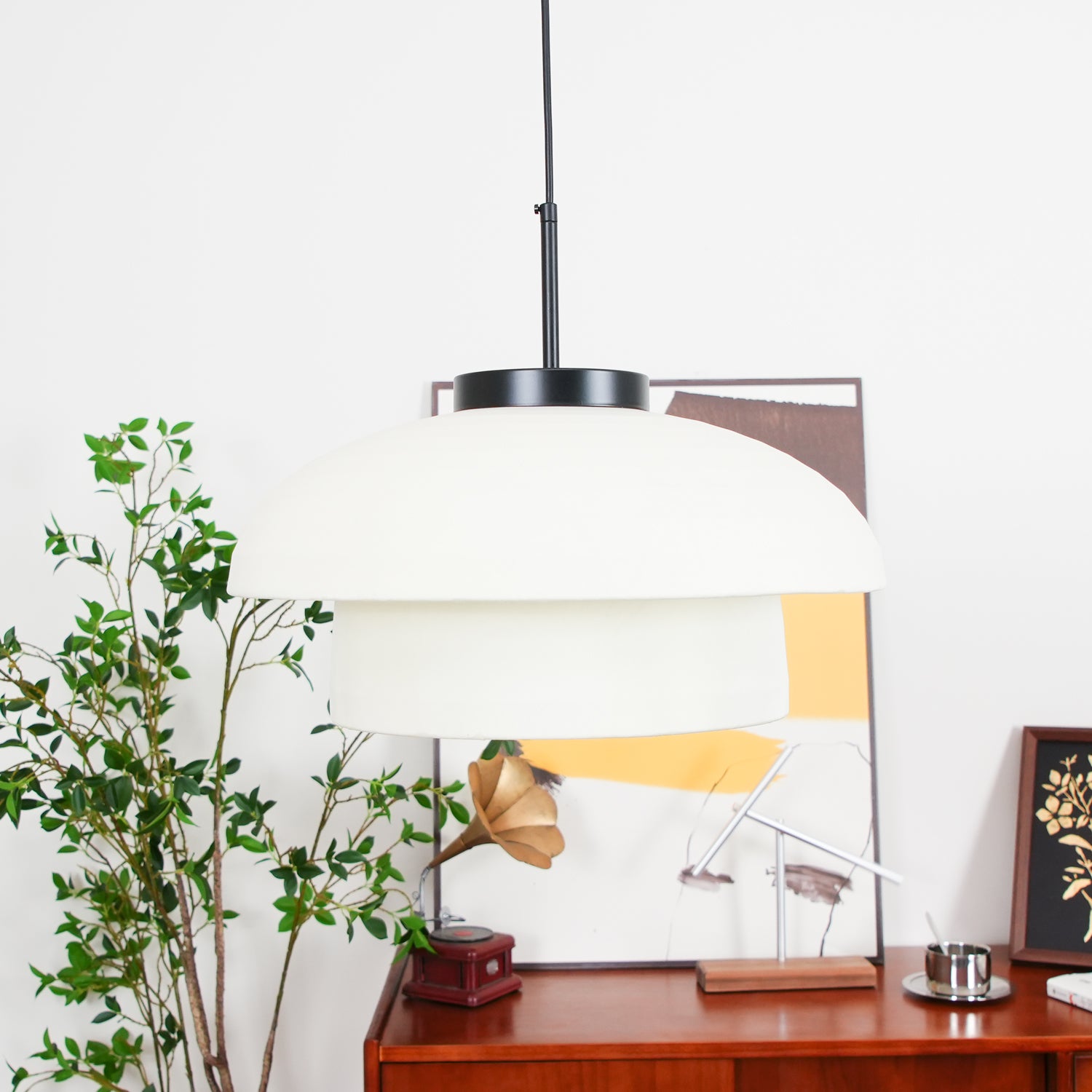 Handmade Fabric Art Hanging Lamp - Boho Chic Decorative Pendant Light for Bedroom, Living Room & Nursery | Perfect for Home Decor, Wedding & Party Lighting