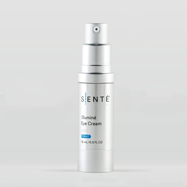 Sente Illumine Eye Cream 15ml / 0.5oz - Dark Circle & Puffiness Treatment for Brightening & Anti-Aging - Perfect for Night & Morning Skincare Routine