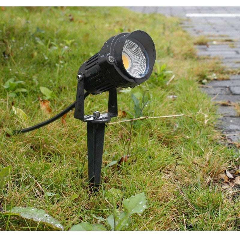 10X 12V LED Waterproof Outdoor Garden Spotlights - Landscape Lighting for Yard, Patio, Pathway & Driveway - IP65 Weatherproof Flood Lights for Home Exterior & Garden Decor