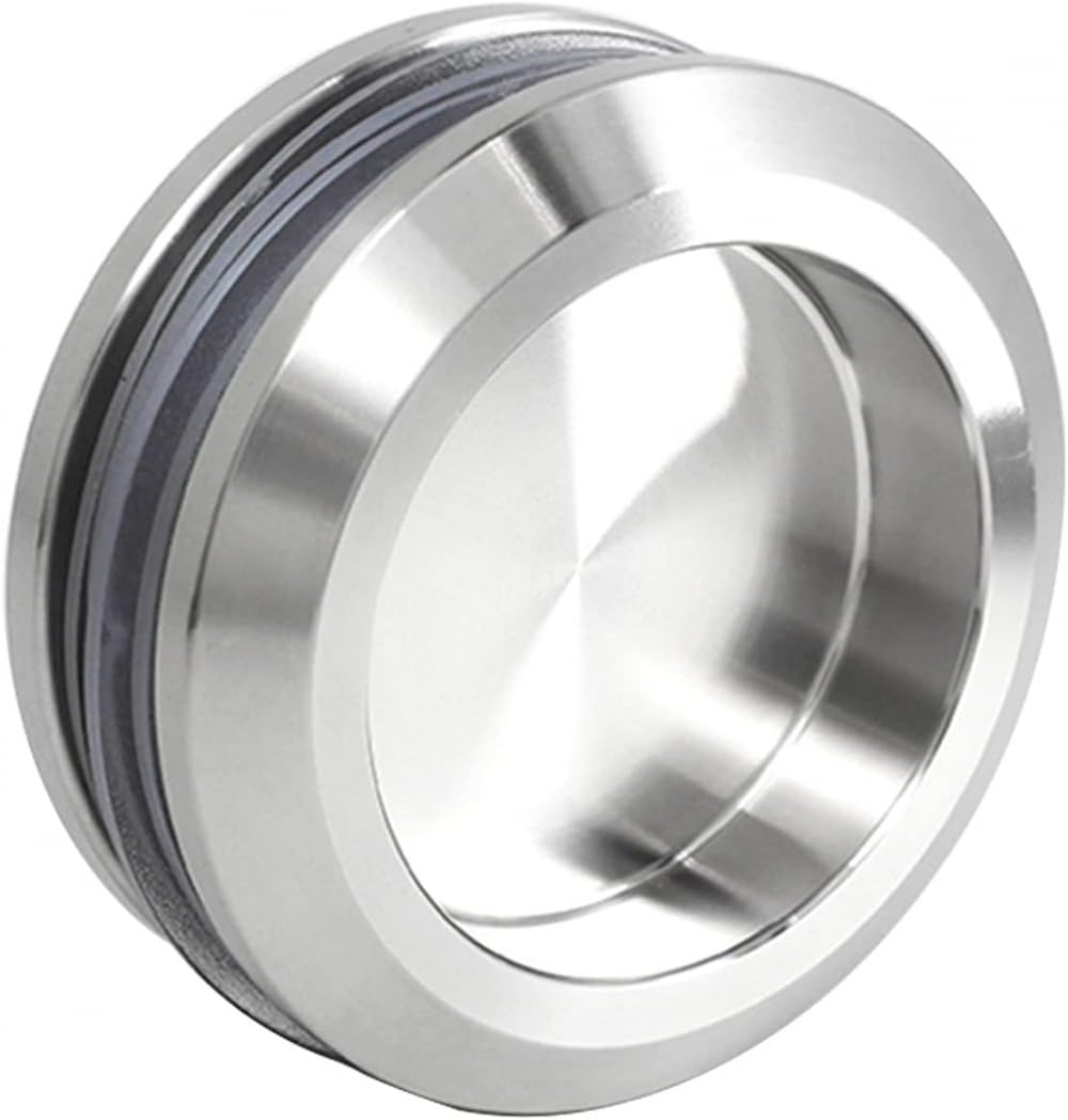 Stainless Steel Shower Door Handle - Push Pull Knob for Bathroom & Shower Enclosure - White