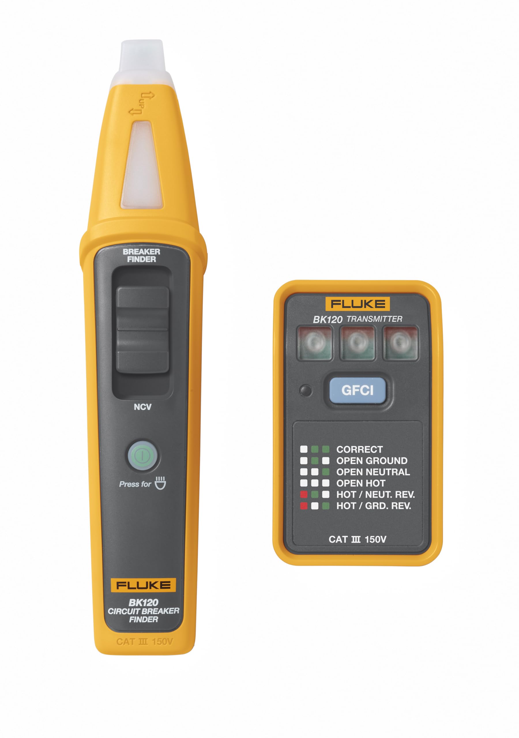 Fluke BK120 SmartTrace Breaker Finder & Socket Tester - Professional Electrical Circuit Tracer for Home & Commercial Use - Perfect for Electricians, DIY Projects & Electrical Maintenance
