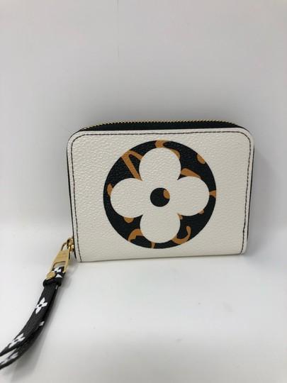 LV Jungle Zippy Coin Purse - Giant Monogram Ivory Wallet for Women | Luxury Small Leather Card Holder for Everyday Use & Travel Accessories