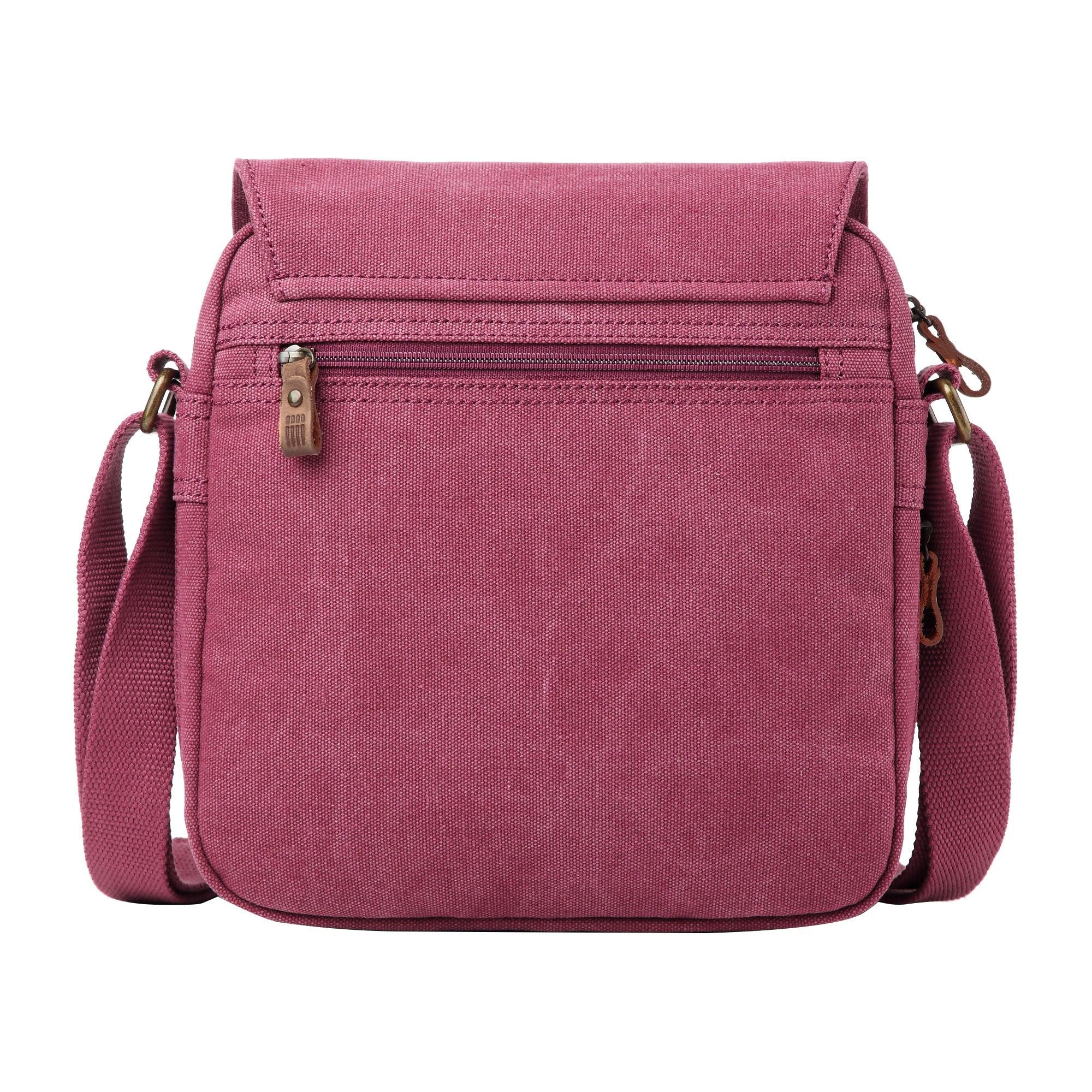 Troop London Classic Canvas Crossbody Bag for Men & Women - Stylish & Durable Shoulder Bag for Travel, Work & Everyday Use