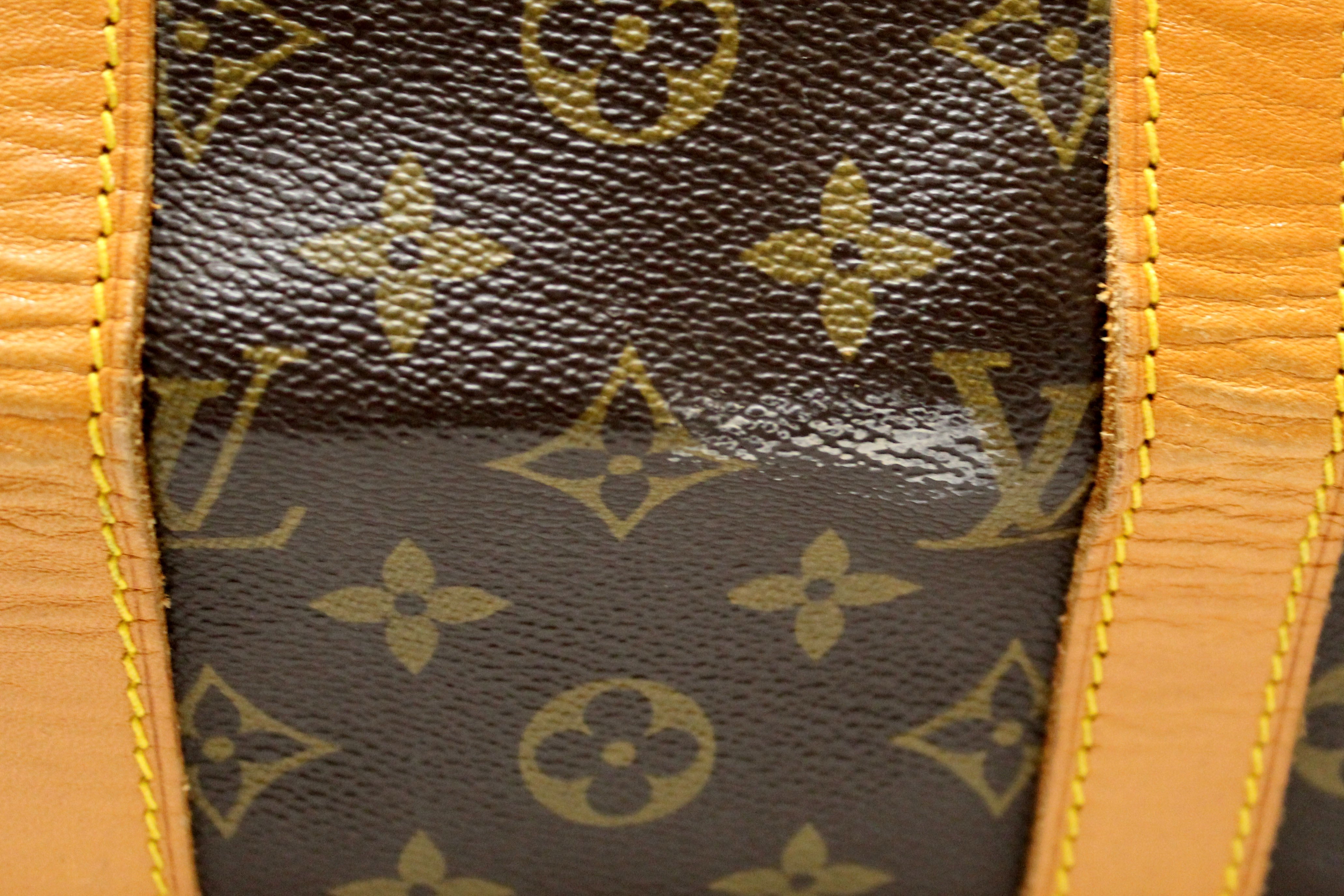 Authentic Louis Vuitton Monogram Keepall Bandouliere 45 Travel Duffle Bag - Luxury Weekend Getaway & Business Travel Carry-On Luggage for Men & Women