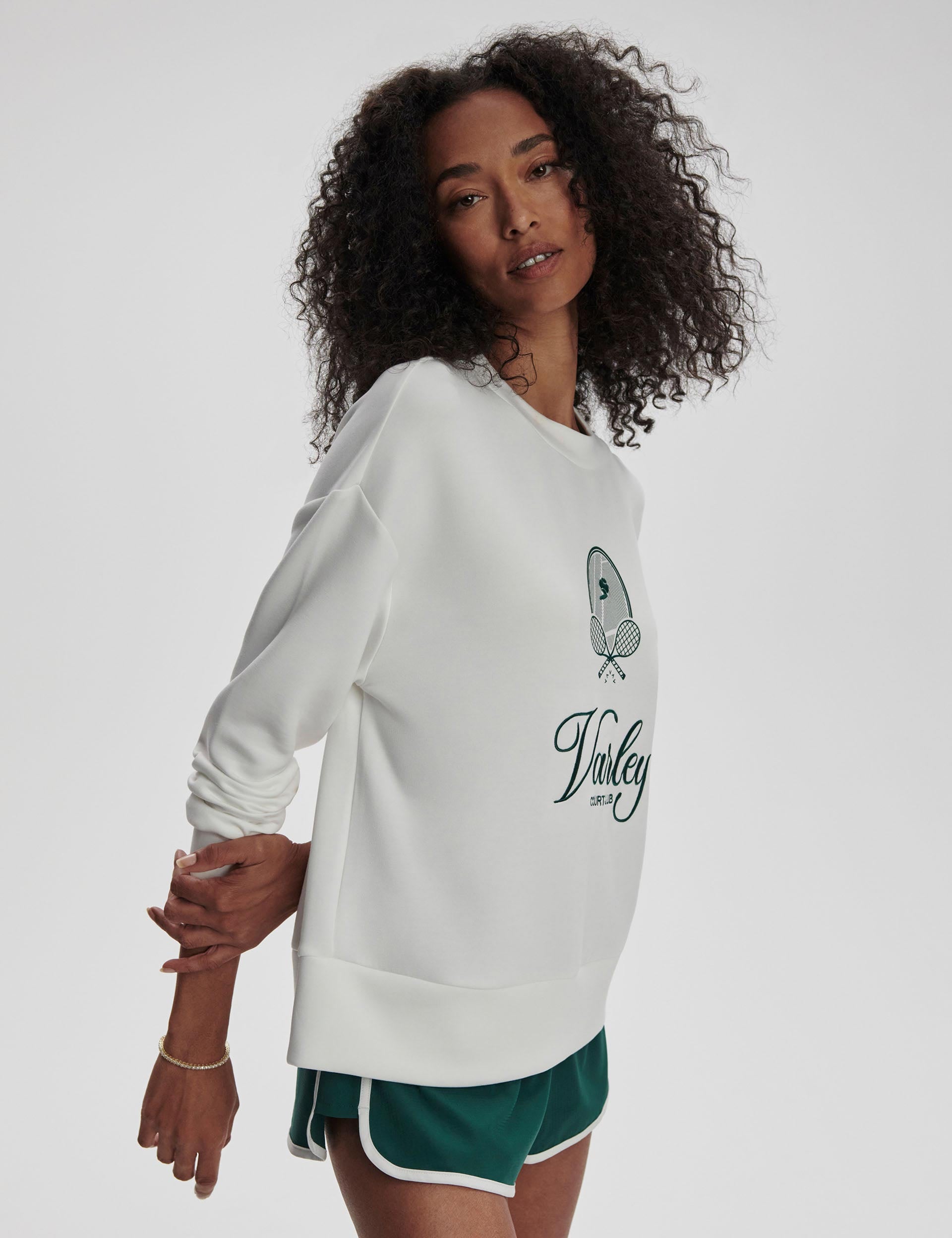 Rasco Namesake Sweater - White & Forest Green Pullover for Men & Women | Cozy Casual Wear for Fall & Winter, Outdoor Activities, and Loungewear