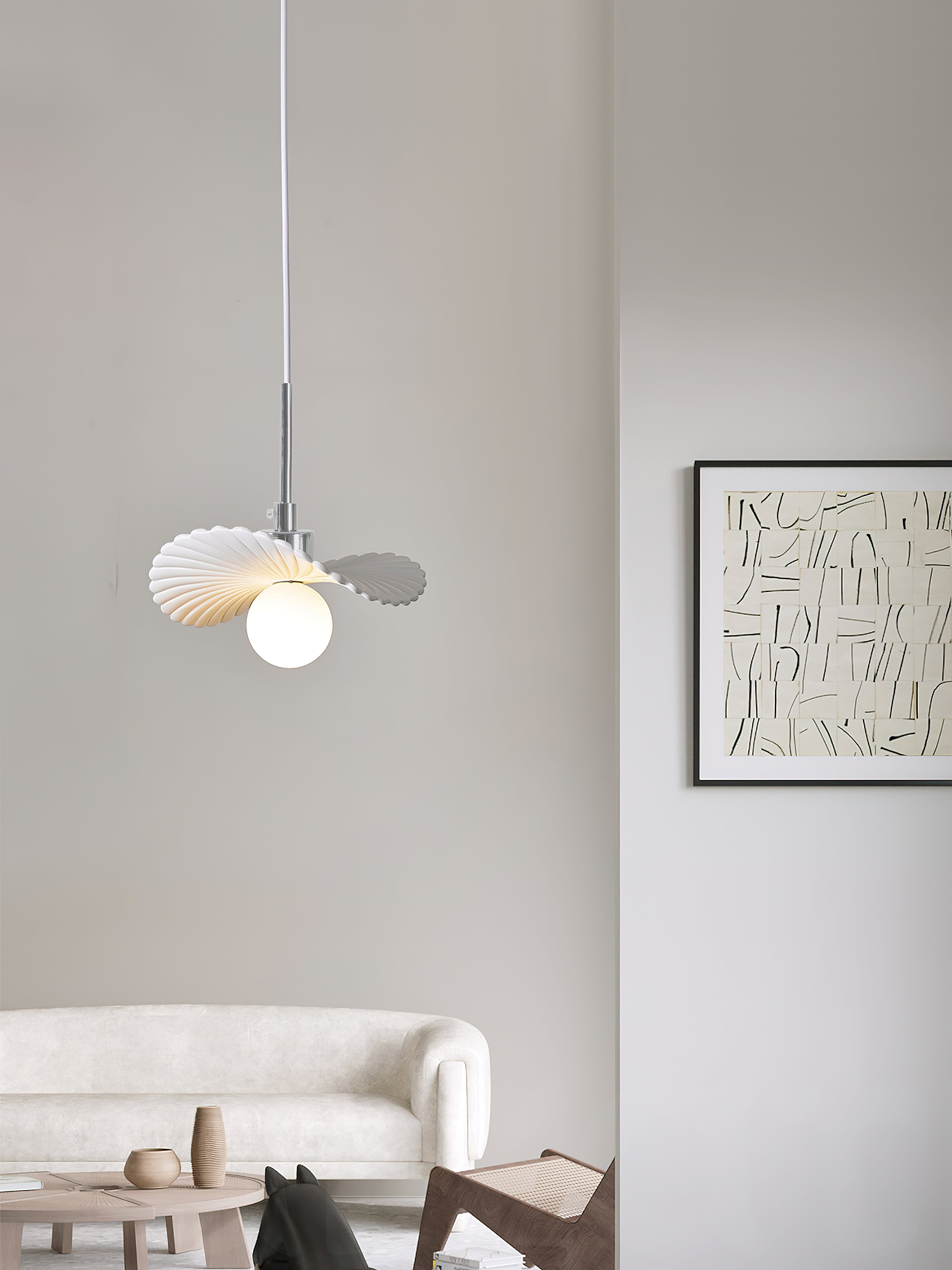 Handmade Chamomile Sombrero Pendant Lamp - Bohemian Style Hanging Light Fixture for Living Room, Bedroom & Dining Room Decor