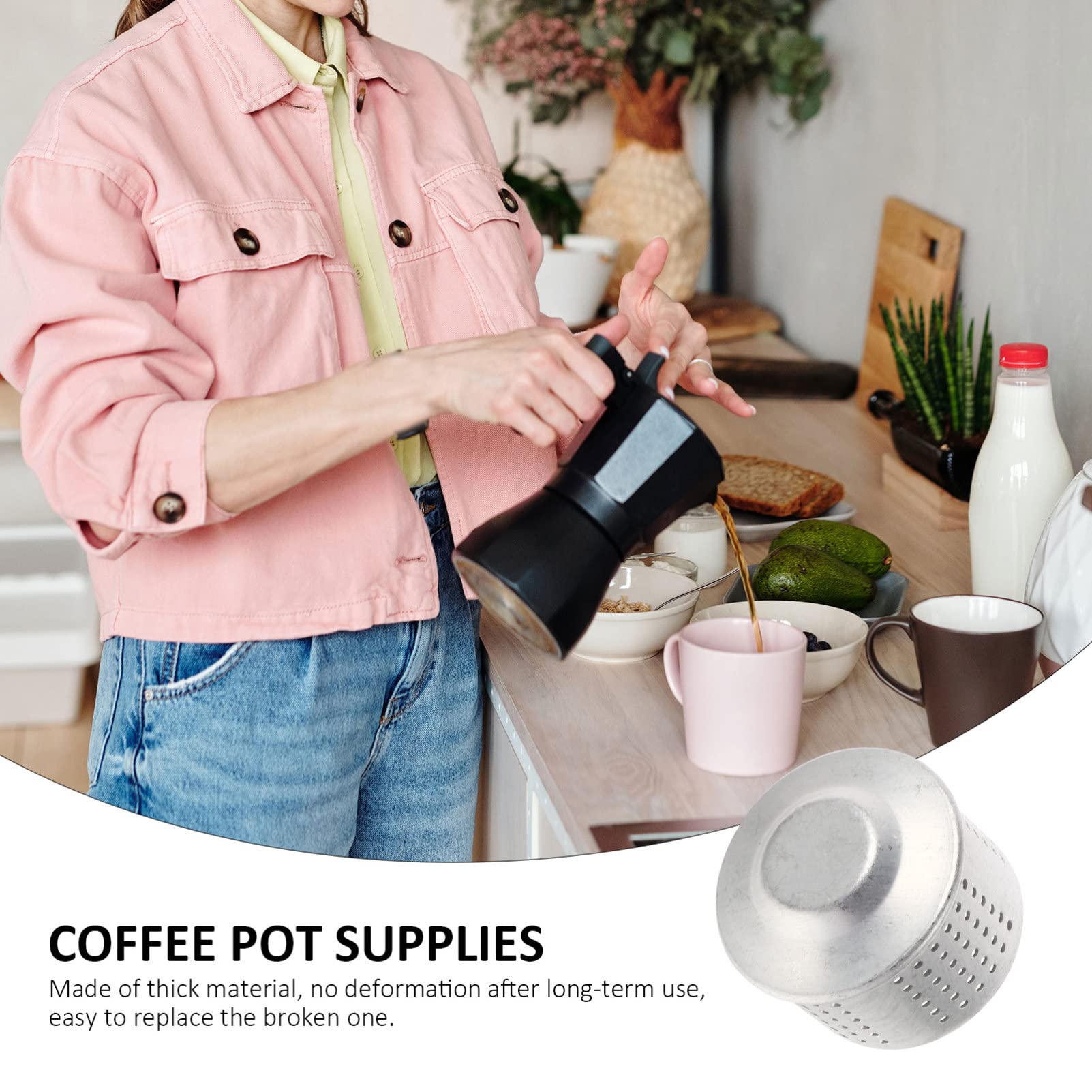 Hemoton Anti-Splash Coffee Valve Kit - Aluminum Splash Proof for Coffee Makers & Presses
