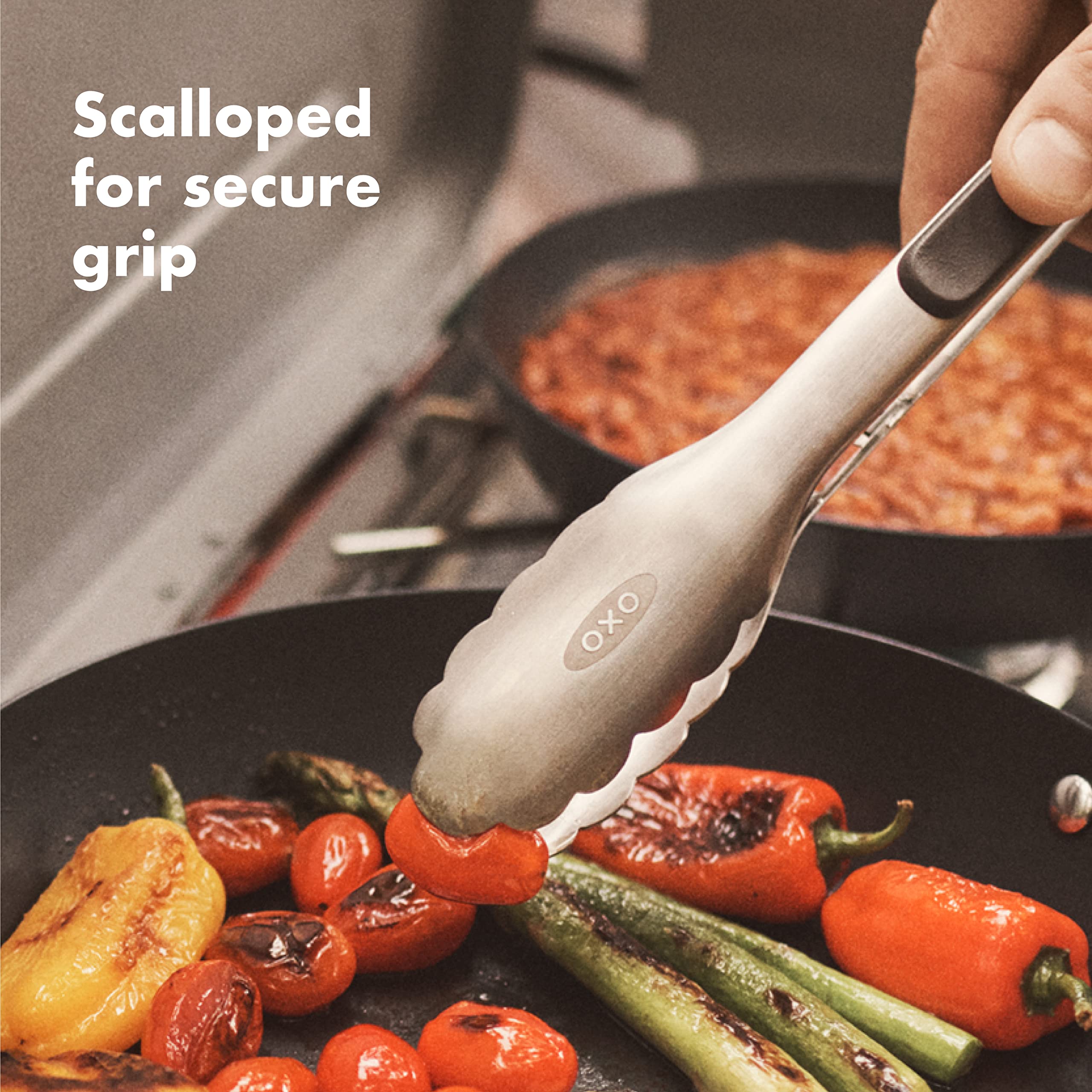 OXO Outdoor 4-Piece Camping Utensil Set - Lightweight & Durable Spork, Knife, Spoon & Fork for Hiking, Backpacking & Picnics | Compact Travel Cutlery Kit for Campers & Outdoor Enthusiasts