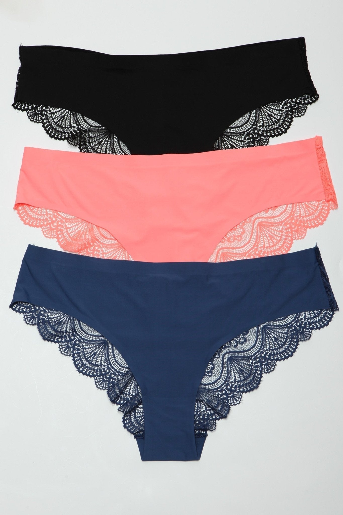 BeWicked Women's Arden Cheeky Panty Pack 22083PK - 3-Pack Sexy Lingerie Underwear for Everyday Wear & Special Occasions