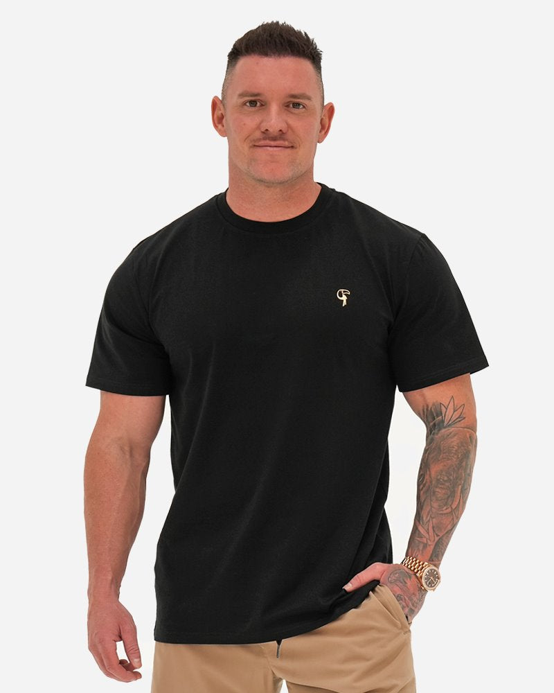 Premium Signature Black T-Shirt for Men & Women - Soft Cotton Comfort Fit Tee - Casual Wear, Street Style, Everyday Outfits