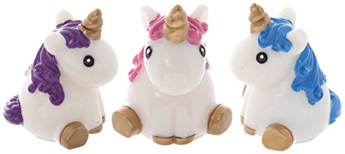 Unicorn Lip Balm Set of 3 - Moisturizing & Flavored Lip Care for Kids & Adults - Perfect for School, Travel & Daily Hydration