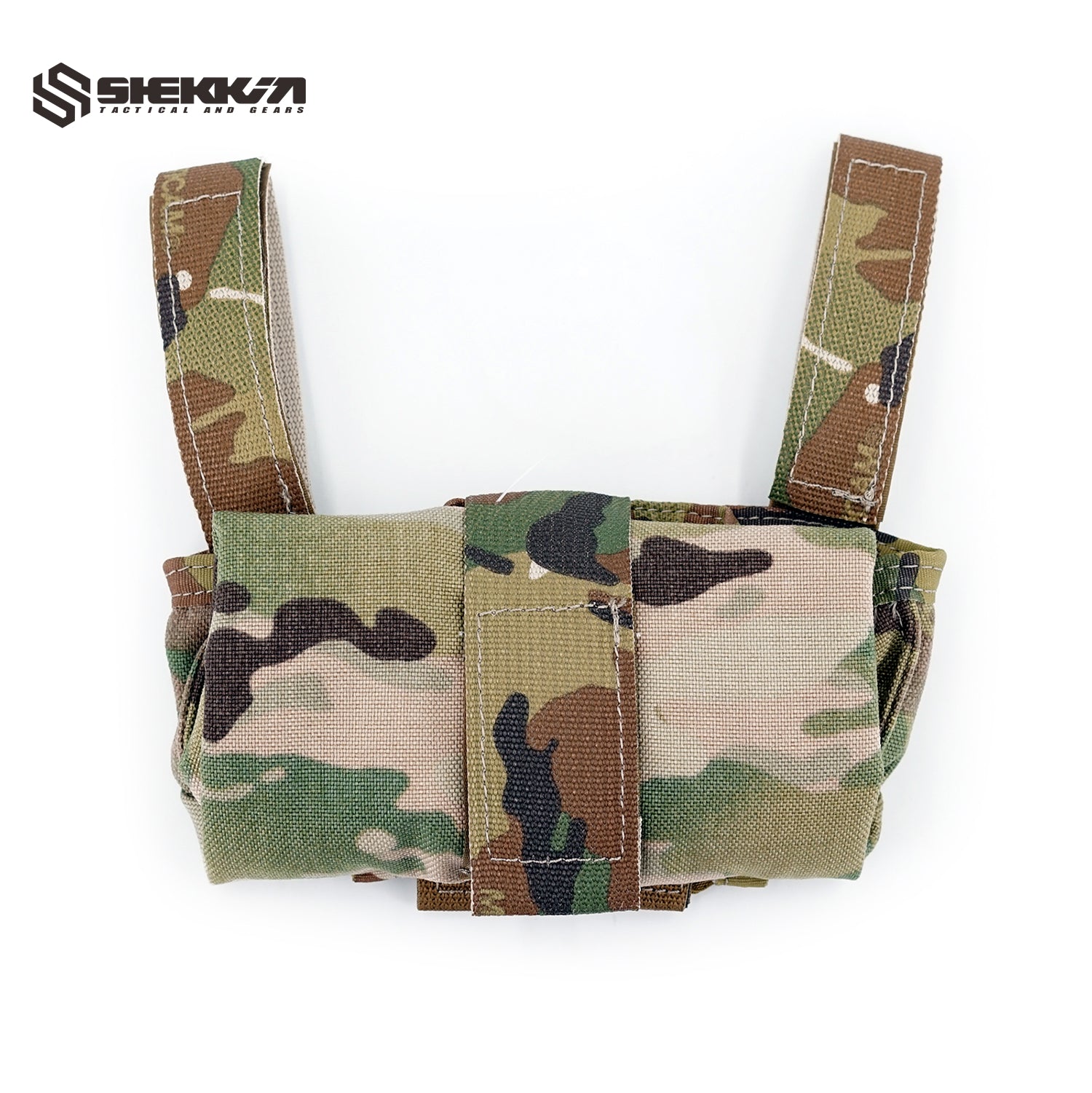 Paraclete Style Foldable Dump Pouch - Tactical Molle-Compatible Gear Organizer for Military, Airsoft & Outdoor Adventures (Right Size)