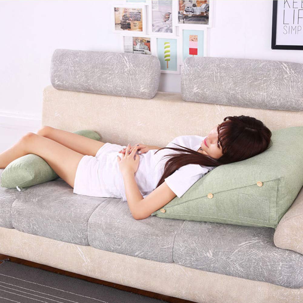 Comfortable Backrest Pillow - Ergonomic Lumbar Support Cushion for Reading, Relaxing in Bed, Chair, Car & Sofa - Perfect for Home, Office & Travel Use