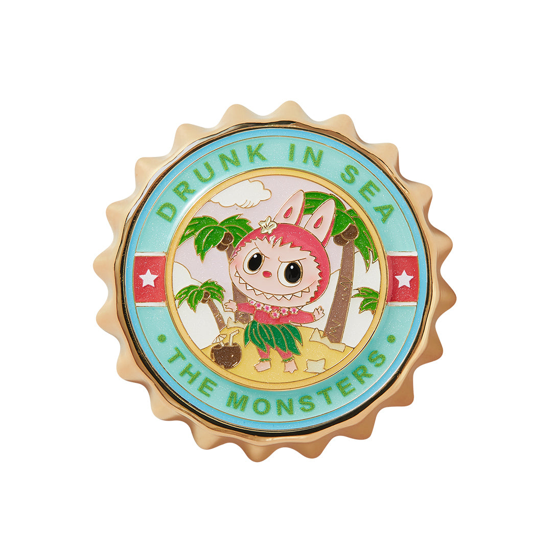 POP MART LABUBU The Monsters Drunk in Sea Series Blind Box - Cute Fridge Magnet & Bottle Opener Collectible Toy for Home Decor, Kitchen Accessories & Gifts