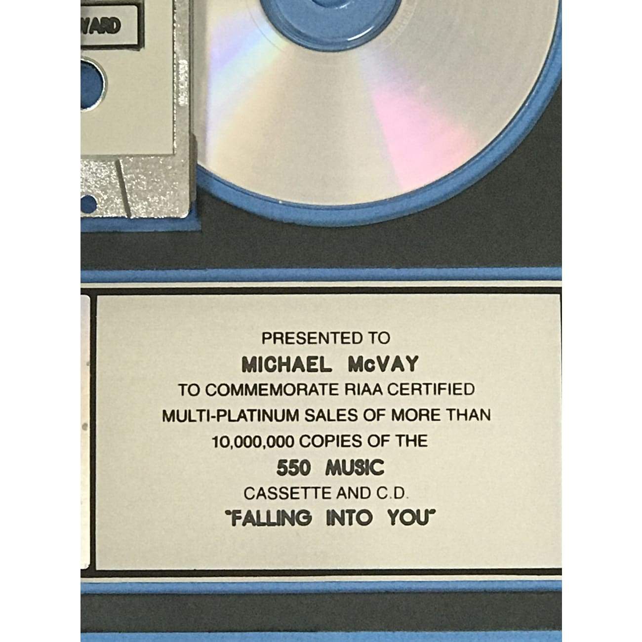 Celine Dion Let's Talk About Love RIAA 10x Platinum Award Certified Album - Perfect for Romantic Evenings & Music Collectors